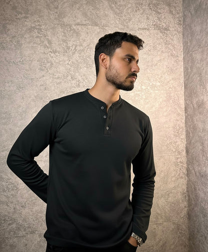 Pre-Order Heavy Weight Henley Shirt