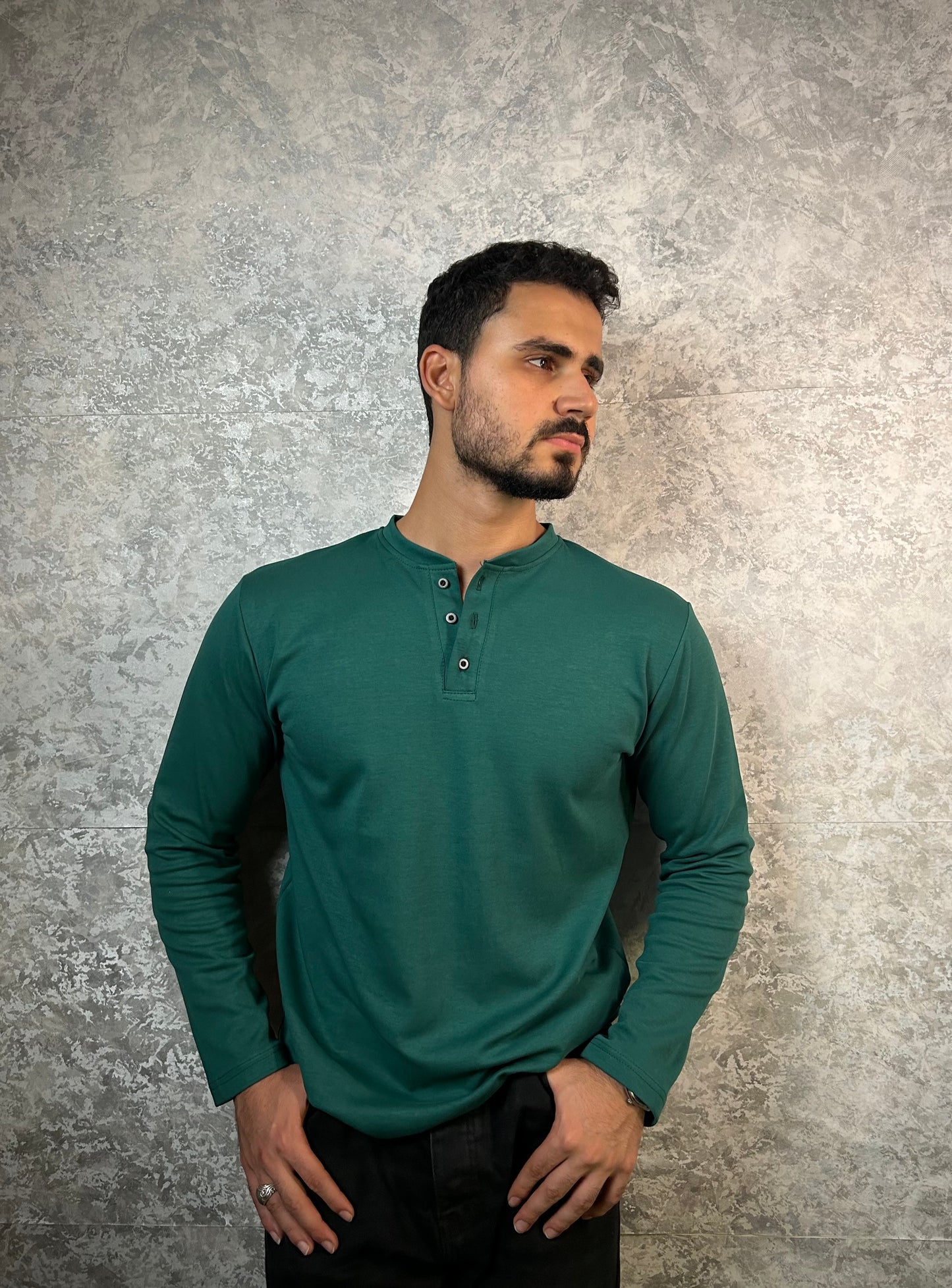 Pre-Order Heavy Weight Henley Shirt