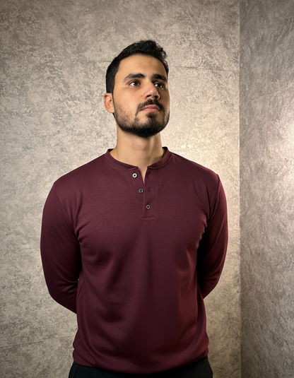 Pre-Order Heavy Weight Henley Shirt