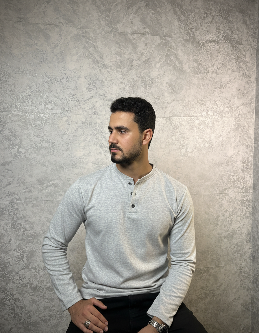 Pre-Order Heavy Weight Henley Shirt