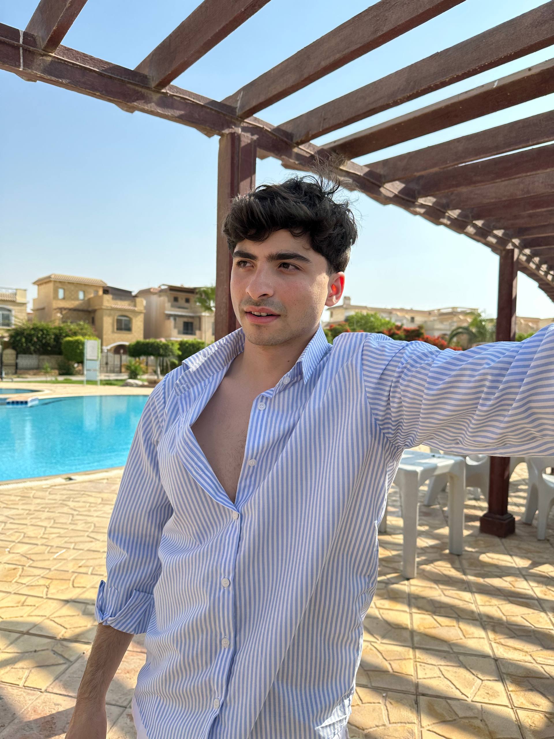 POPLIN Striped Shirt